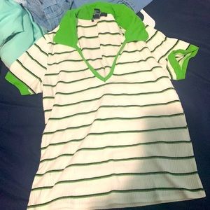 Womens medium deep V neck